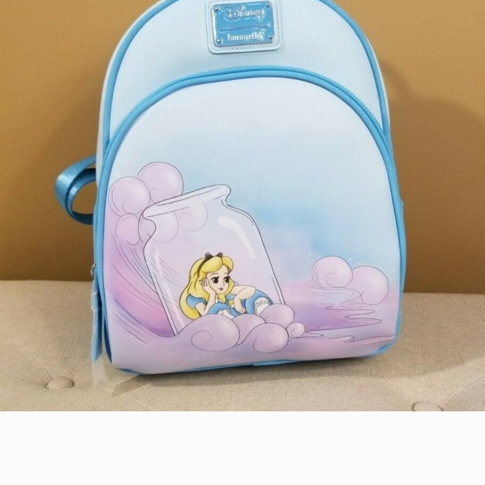 Loungefly Disney Alice in Wonderland Alice in Bottle Mini Backpack - BoxLunch Ex